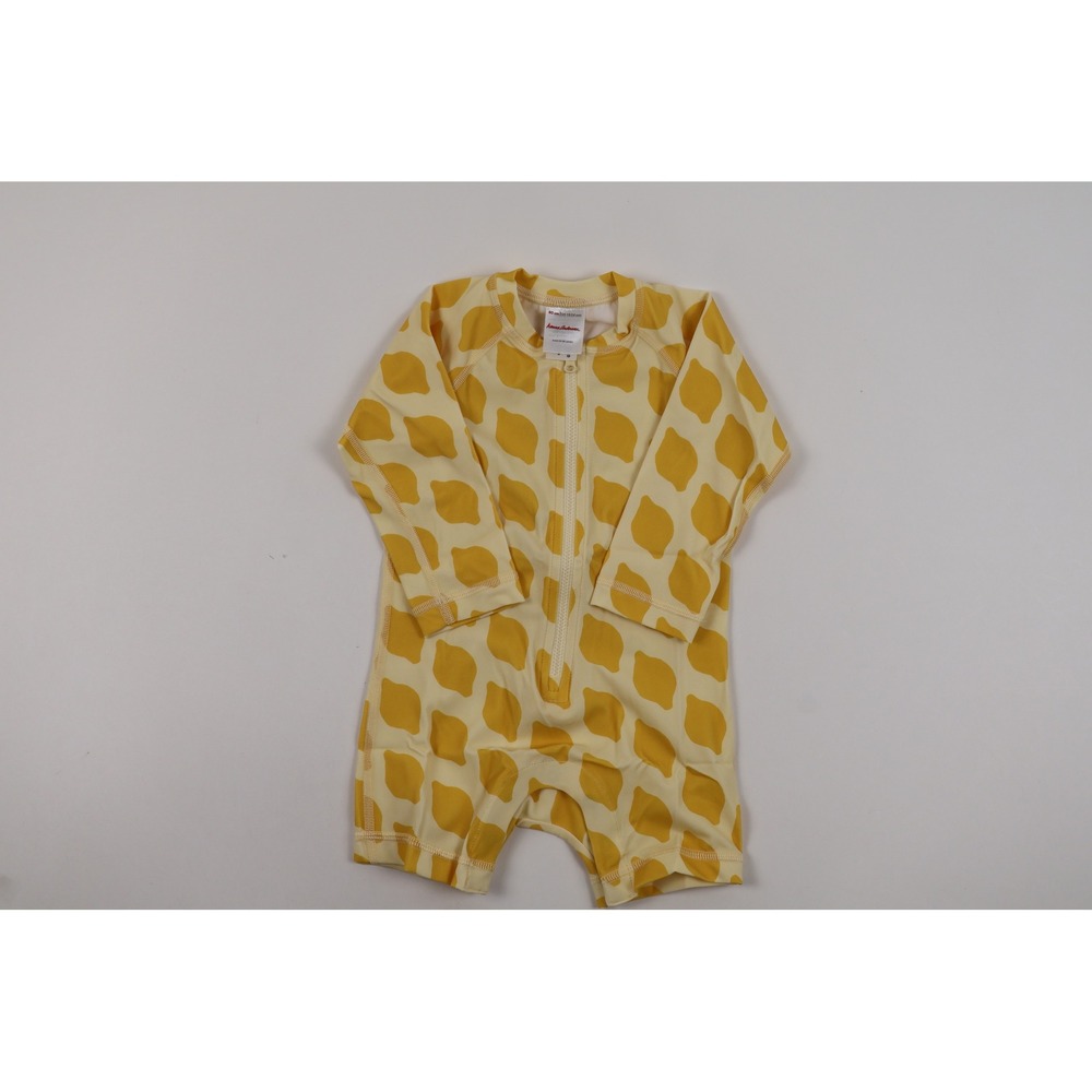 Hanna Andersson Sun Suit Lemon Print Yellow 18-24 Months